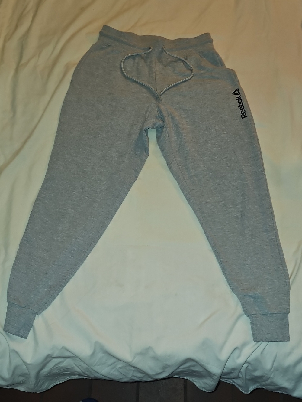 Reebok Kids' Light Gray Jogger Sweatpants